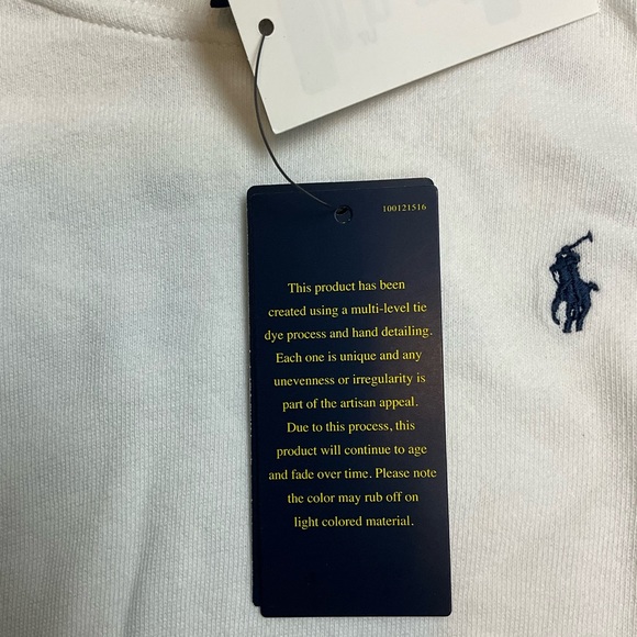 Polo Ralph Lauren Girls Logo Tie Dye French Terry Sweatshirt Size 4T - Picture 3 of 4